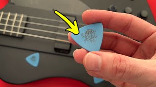 Video thumbnail for Quick Review: Dunlop Tortex Standard 1.0mm Blue Guitar Bass Pick by Tricks Tips Fix