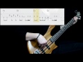 No Doubt Don T Speak Bass Cover Play Along Tabs In Video