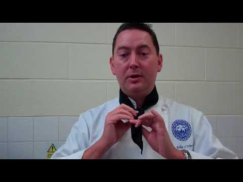 How to Tie a Chef Necktie