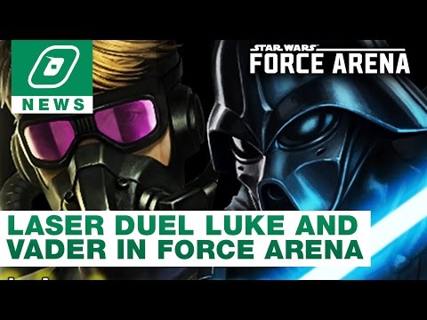 'Laser Duel' Luke Skywalker and Darth Vader in Star Wars Force Arena 1.6 Update | SYLO News