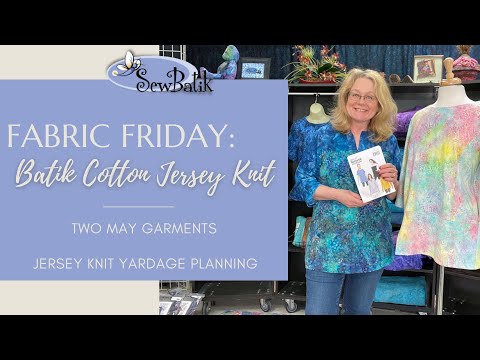 Fabric Friday  |  Pattern Layout on 72" wide Jersey Knit + Project Update