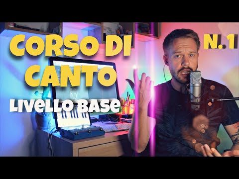 CORSO DI CANTO GRATUITO! PRIMA LEZIONE. LIVELLO BASE!