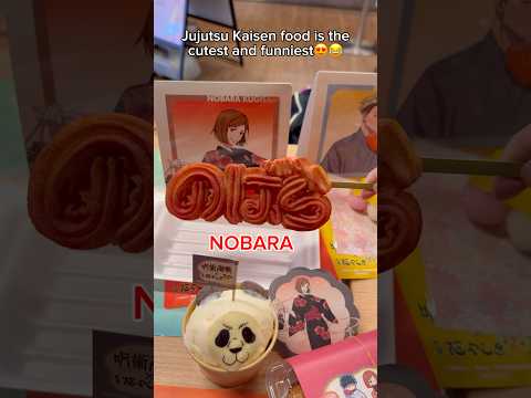 Cute and funny Jujutsu Kaisen foods😍😂#jujutsukaisen #nobara #panda #gojo #nanami #jjk #hanayashiki