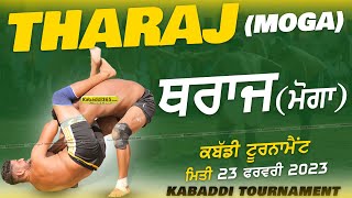 Tharaj (Moga) Kabaddi Tournament 23 Feb 2023
