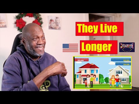 Mr. Giant Reacts to Average American vs Average European - How Do They Compare? - People Comparison