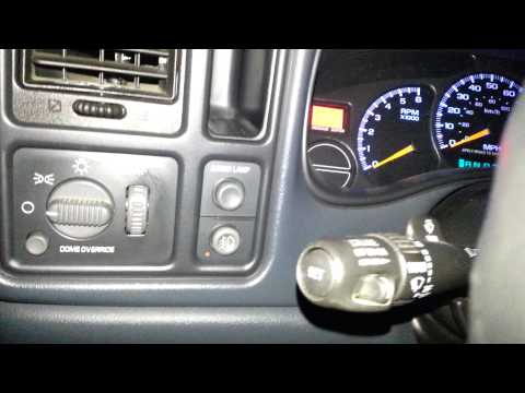 How to turn on and off your headlights in a 99-03