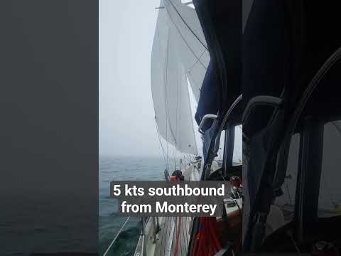about 6 miles off the coast and fog had set in.