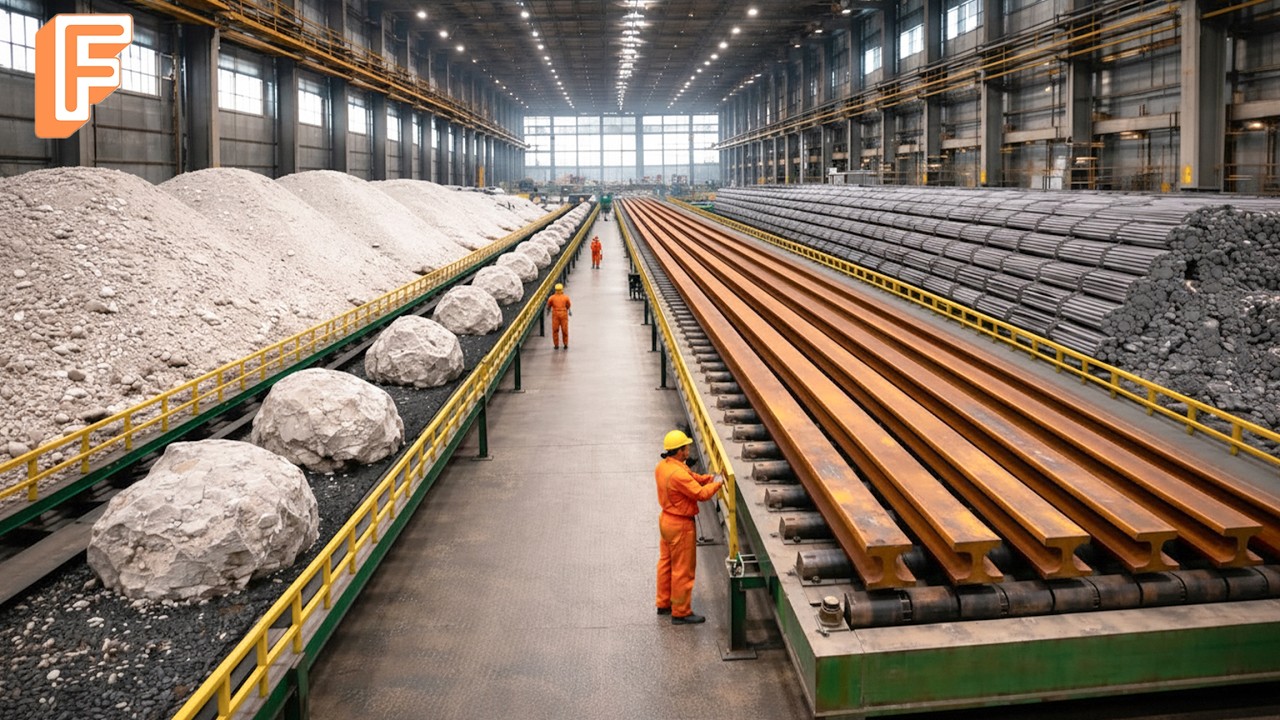 How Millions of Construction Materials Are Made Inside Giant Production Line