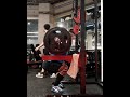 로우바 스쿼트 160kg 10회