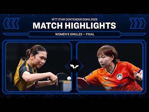 Hitomi Sato vs Zhu Yuling | WS Final | WTT Star Contender Doha 2026