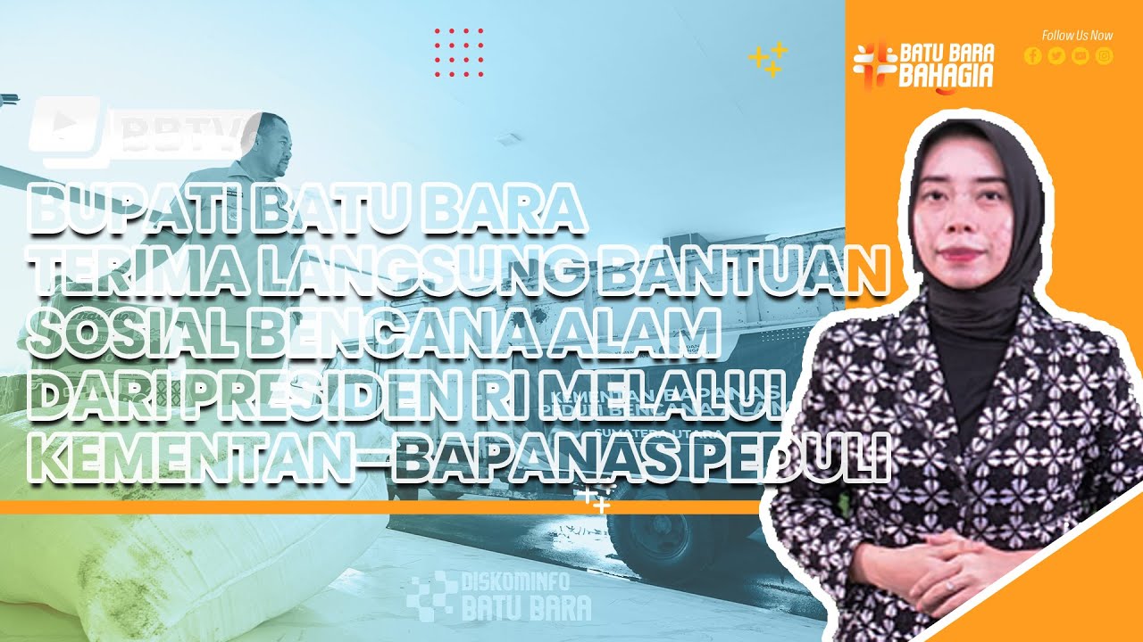 BUPATI BATU BARA TERIMA LANGSUNG BANTUAN SOSIAL BENCANA ALAM DARI PRESIDEN RI MELALUI KEMENTAN
