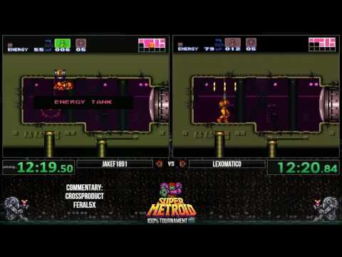 jakef1891 vs lexomatico. Super Metroid 100% Tournament 2016