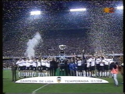 Los goles de la Liga del Valencia CF 2001-2002.