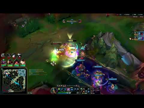 Crit Olaf Being BALANCED for 22 Seconds (1v4 From Behind) - Enemy Team had More Kills/More Gold