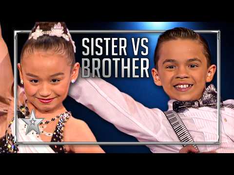 Sibling Showdown! Brother & Sister Battle it out on America's Got Talent!