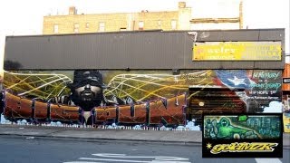 BIG PUN - How We Roll -and wall  R I P graffiti