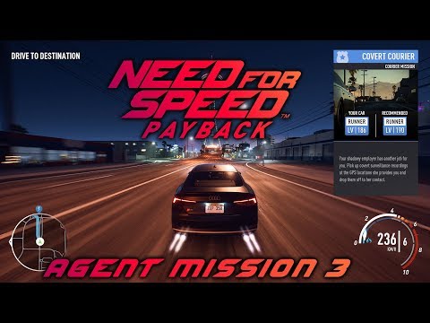 Need For Speed Payback Agent Mission 3 Covert Courier 4K 60fps Gameplay Walkthrough