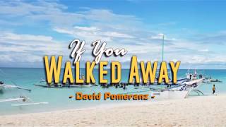 If You Walked Away - David Pomeranz (KARAOKE VERSION)