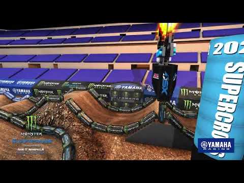 AMAスーパークロスRd11 インディアナポリス（ルーカスオイルスタジアム）East コース紹介動画