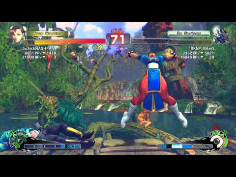 AE 2012- SoSickNASHFAN (Chun-Li) Vs BKNAY MikeG (Seth) XBL Ranked Match