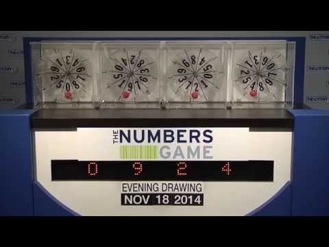 Evening Numbers Game Drawing: Tuesday, November 18, 2014