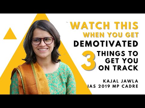 IAS Kajal Jawla's Important Advice To You When You Feel Demotivated During UPSC CSE Preparation