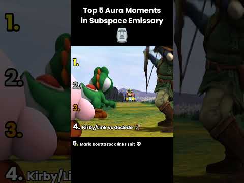 Top 5 Aura Farming Moments in Subspace Emissary 🗿