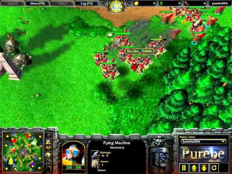 The War Cast - TED (UD) + Fly (ORC) vs TH000 (HU) + Yumiko (HU) - G1 - WC3 #55