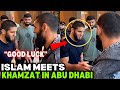 Islam Makhachev MEETS Khamzat Chimaev In Abu Dhabi At UFC 294 VIDEO