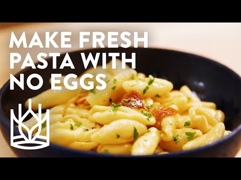 How to Make Pasta By Hand - No Eggs Needed