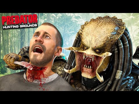 Я ХИЩНИК! КТО НЕ СПРЯТАЛСЯ - ТОТ ТРУП! ОПАСНЫЙ ХИЩНИК VS 3 СОЛДАТА В PREDATOR: HUNTING GROUNDS