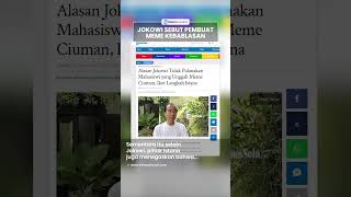 Jokowi Blak-blakan Anggap Aksi Mahasiswi ITB Pembuat Meme Keblabasan, Sebut Demokrasi Ada Batasnya