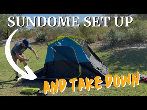 How To Set Up and Take Down the Coleman Sundome Tent