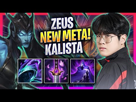 ZEUS CRAZY NEW META KALISTA TOP! - T1 Zeus Plays Kalista TOP vs Gwen! | Season 2024