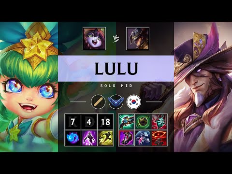 Lulu Mid vs Twisted Fate - KR Diamond Patch 25.12