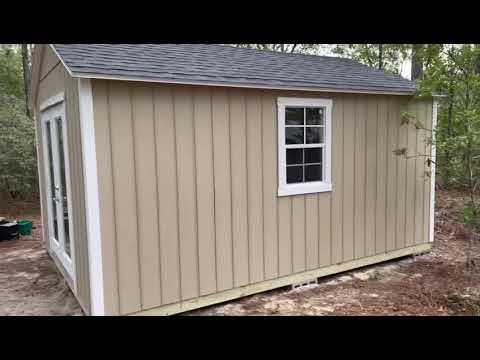 12x16 Shed / tiny house built on site in just 1 day