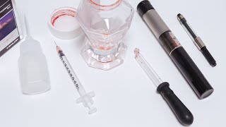 #65 [Eng sub] 만년필 세척/충전 꿀팁 (방치된 만년필) How to clean/refill a fountain pen (advanced ver.)