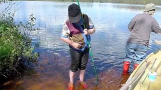 preview picture of video 'Fishing in Kivijärvi Finland, Onkimista Kivijärvellä.'