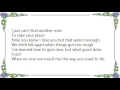 Holly Palmer - Down So Low Lyrics