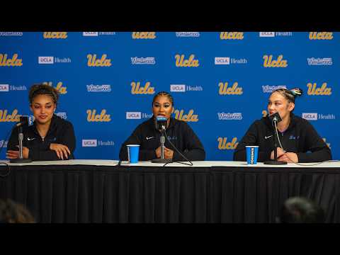 UCLA Gymnastics Post-Meet - Barros, Chiles, Alipio (Jan. 30, 2026)