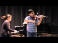 Joshua playing Minuet by Luigi Boccherini, 3rd Movement