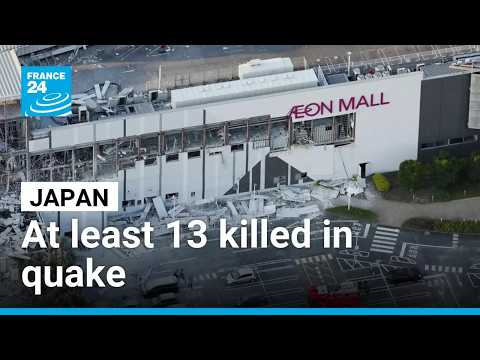 At least 13 dead in Japan after powerful earthquake