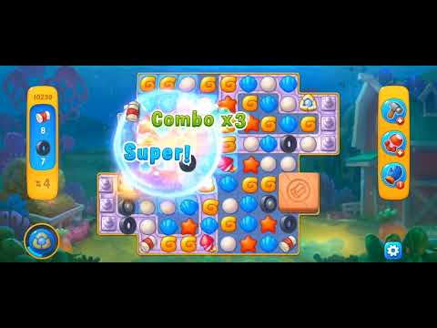 Fishdom Easy Level 10239 (with ingame lightning booster) @choraelmin