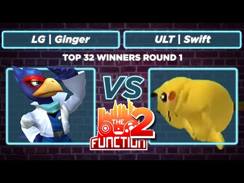 The Function 2: LG | Ginger (Falco) vs ULT | Swift (Pikachu) - Top 32 WR1 SSBM