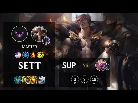 Sett Support vs Soraka - NA Master Patch 12.4