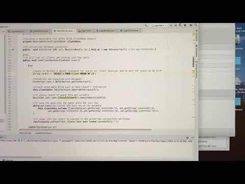 JAVAFX database management