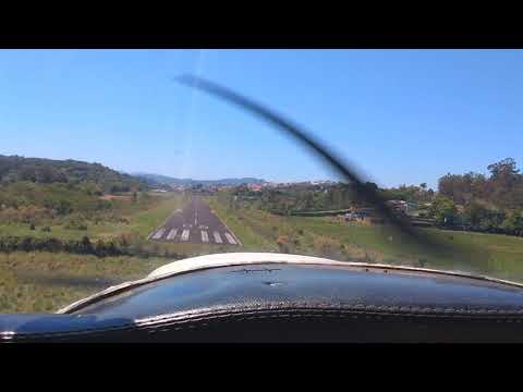 Cessna 152 - Pouso e Decolagem - Aeródromo de Ouro Fino SNOF