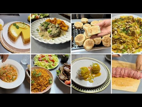 👉 This week's menu: 7 savory recipes + dessert, lemon 🍋/easy meal ideas 👌