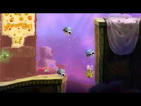 Rayman Legends 100% Walkthrough Part 13 - World 3 Fiesta De Los Muertos - What the Duck?