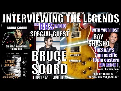 Bruce Soord  founder of 'The Pineapple Thief' Prog Rock Sensations